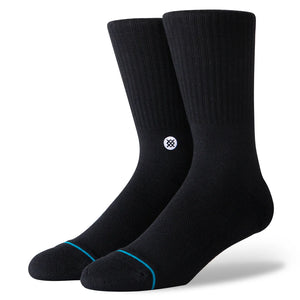 Icon 3 Pack Men's Socks - Black