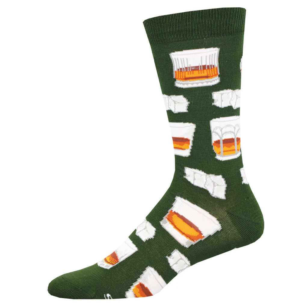 Whiskey Business Men's Bamboo Crew Socks