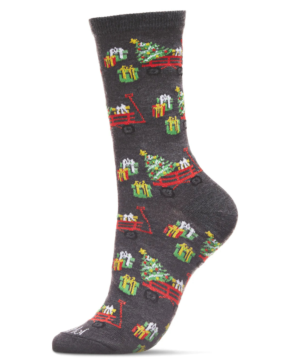 Women's Red Wagon Holiday Crew Socks