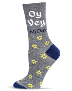 Women's Oy Vey All Day Bamboo Crew Socks