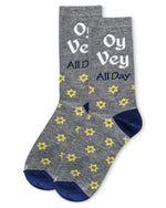 Load image into Gallery viewer, Women&#39;s Oy Vey All Day Bamboo Crew Socks
