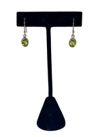 Load image into Gallery viewer, Green Amethyst Sterling Silver Earrings
