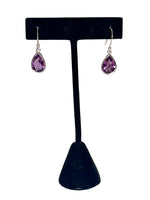 Load image into Gallery viewer, Teardrop Amethyst Earrings
