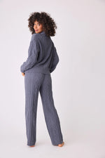 Load image into Gallery viewer, Chenille Cozy Cable Quarter Zip Sweater
