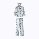 Load image into Gallery viewer, Flannel Pajama Sets - Coffee &amp; Cat Naps
