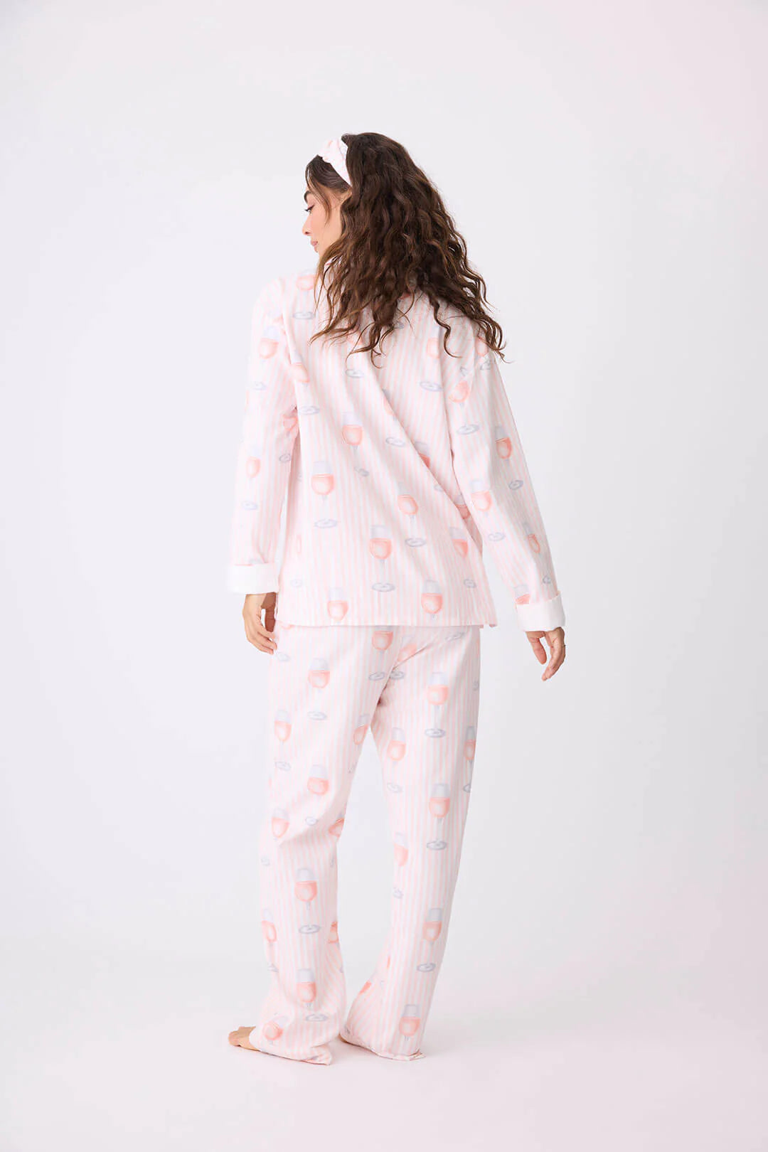 Rose All Day Flannel Pajama Set