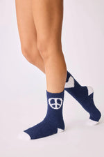 Load image into Gallery viewer, Peace Sign Fun Socks
