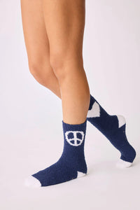 Peace Sign Fun Socks