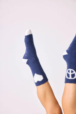 Load image into Gallery viewer, Peace Sign Fun Socks
