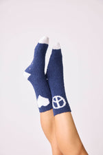 Load image into Gallery viewer, Peace Sign Fun Socks
