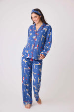 Load image into Gallery viewer, Love Leo Dog Rescue Cozy Flannel Pajama Set
