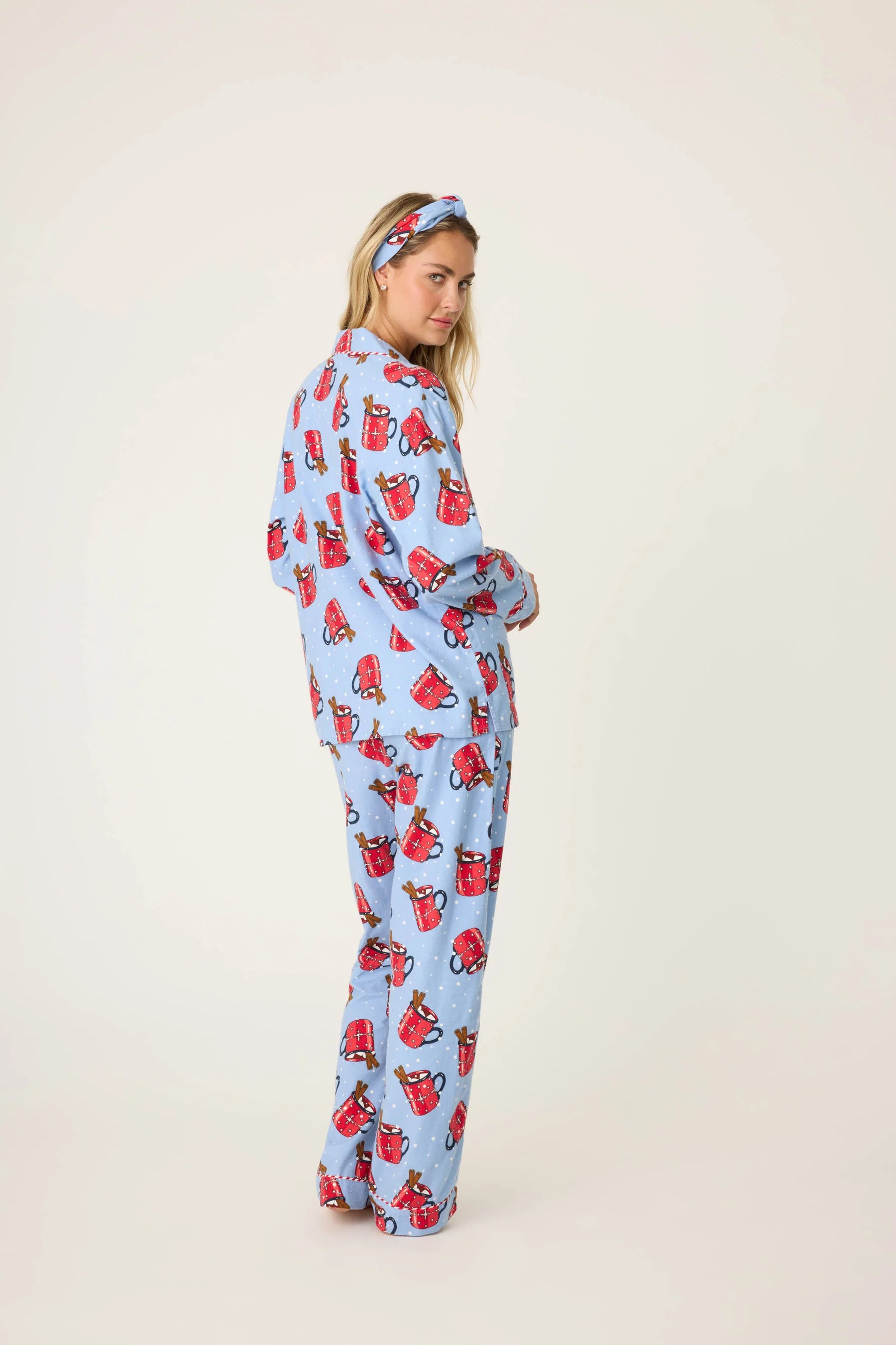 Hug in a Mug Flannel Pajama Set