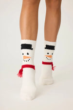 Load image into Gallery viewer, Snowman Fun Socks
