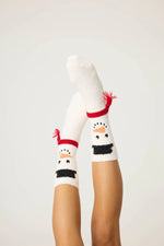 Load image into Gallery viewer, Snowman Fun Socks
