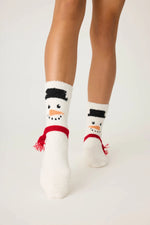 Load image into Gallery viewer, Snowman Fun Socks
