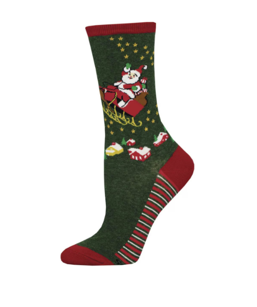 Women's Sleighing It Cotton Crew Socks