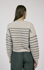 Load image into Gallery viewer, Open Windows Striped Pullover Sweater
