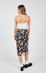 Load image into Gallery viewer, Rejuvenate Mesh Midi Skirt
