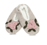 Load image into Gallery viewer, Women&#39;s Coming Up Roses Chenille Plush-Lined Slippers
