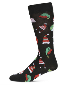 Men's Santa Hats Christmas Crew Socks