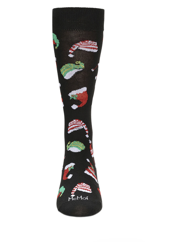 Men's Santa Hats Christmas Crew Socks