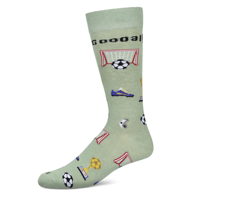 Men's Soccer Bamboo Crew Socks