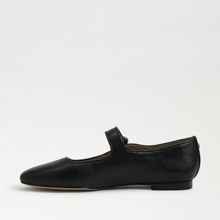 Michaela Mary Jane Flat Black