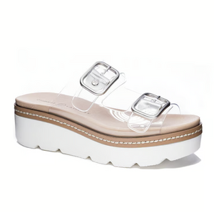 Surfs Up Sandal Clear