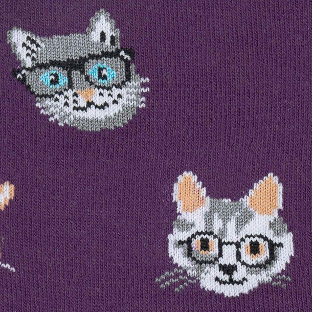 Smarty Cats Women's Crew Socks