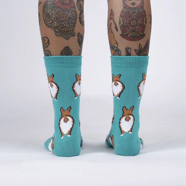 Nothin' Butt Corgis Women's Crew Socks