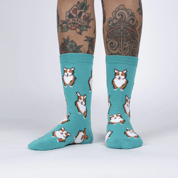 Nothin' Butt Corgis Women's Crew Socks