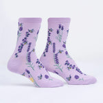 Load image into Gallery viewer, Bees and Lavender Women&#39;s Crew Socks
