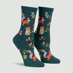 Load image into Gallery viewer, Foxy, I Think I Love You! Women&#39;s Crew Socks
