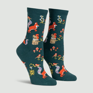 Foxy, I Think I Love You! Women's Crew Socks