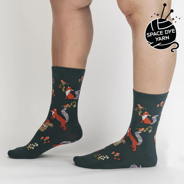 Foxy, I Think I Love You! Women's Crew Socks