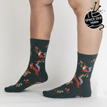 Load image into Gallery viewer, Foxy, I Think I Love You! Women&#39;s Crew Socks
