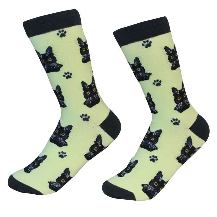 Black Cat - Fun Novelty Socks - Unisex