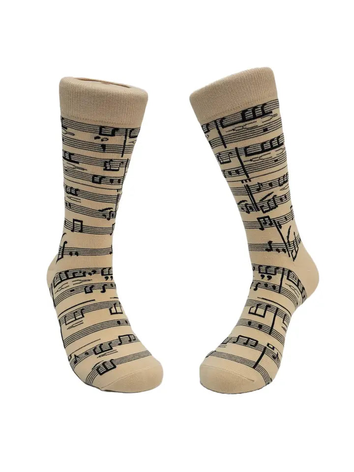 Be Music Note Men's Socks