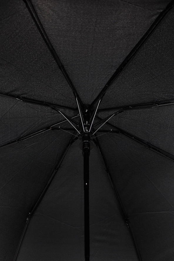 Monochrome Auto Open-Fold Compact Umbrella