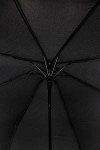 Monochrome Auto Open-Fold Compact Umbrella