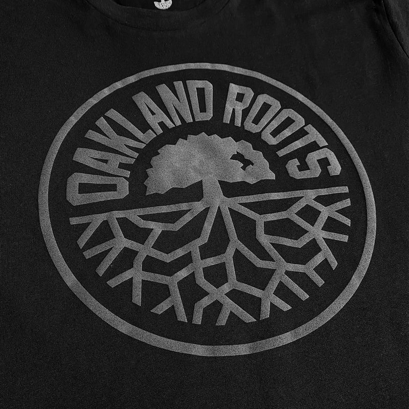 Oakland Roots SC Blackout Logo Tee