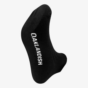 Oaklandish Grip Low Crew Sock Black