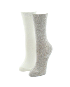 MeMoi Celtic Wave Fuzzy Boot Sock 2-Pack