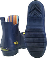 Load image into Gallery viewer, Chelsea Rain Boot Navy Butterfly
