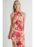 Load image into Gallery viewer, Empowered Halter Maxi Dress
