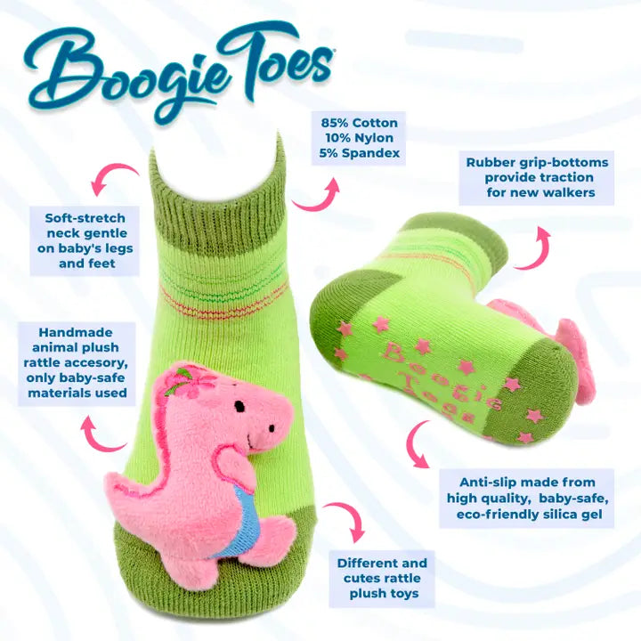 Fox Boogie Toes Rattle Socks