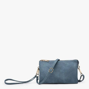 Riley Monogrammable 3 Compartment Crossbody/Wristlet