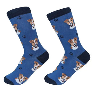 Jack Russell Terrier Socks - Fun Novelty Dog Socks - Unisex