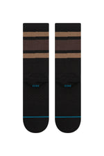 Load image into Gallery viewer, Boyd St Brown Crew Socks
