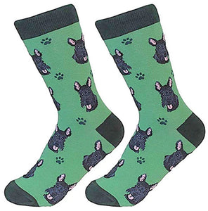 Scottish Terrier Socks - Unisex - Fun Novelty Crew Dog Socks